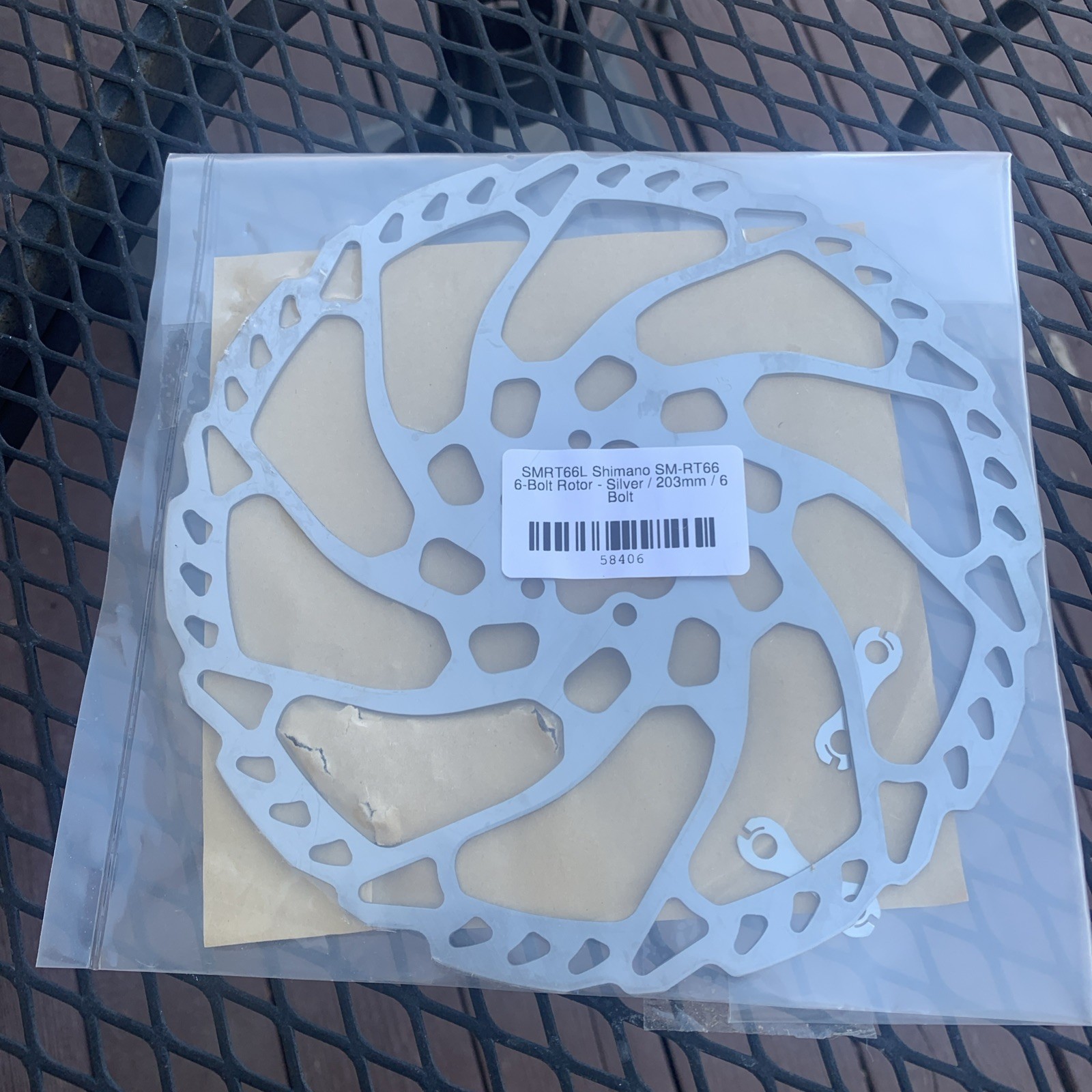 Shimano SM-RT66 203mm MTB 6-bolt disc brake rotor – Fresh takeoff