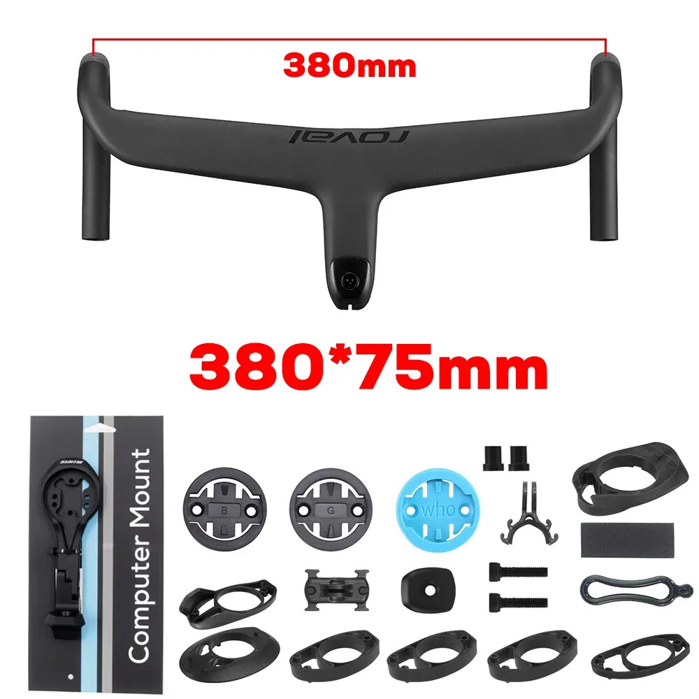 Full Internal Cable Routing Road Bicycle Handlebar Carbon Cockpit Di2 Handlebar