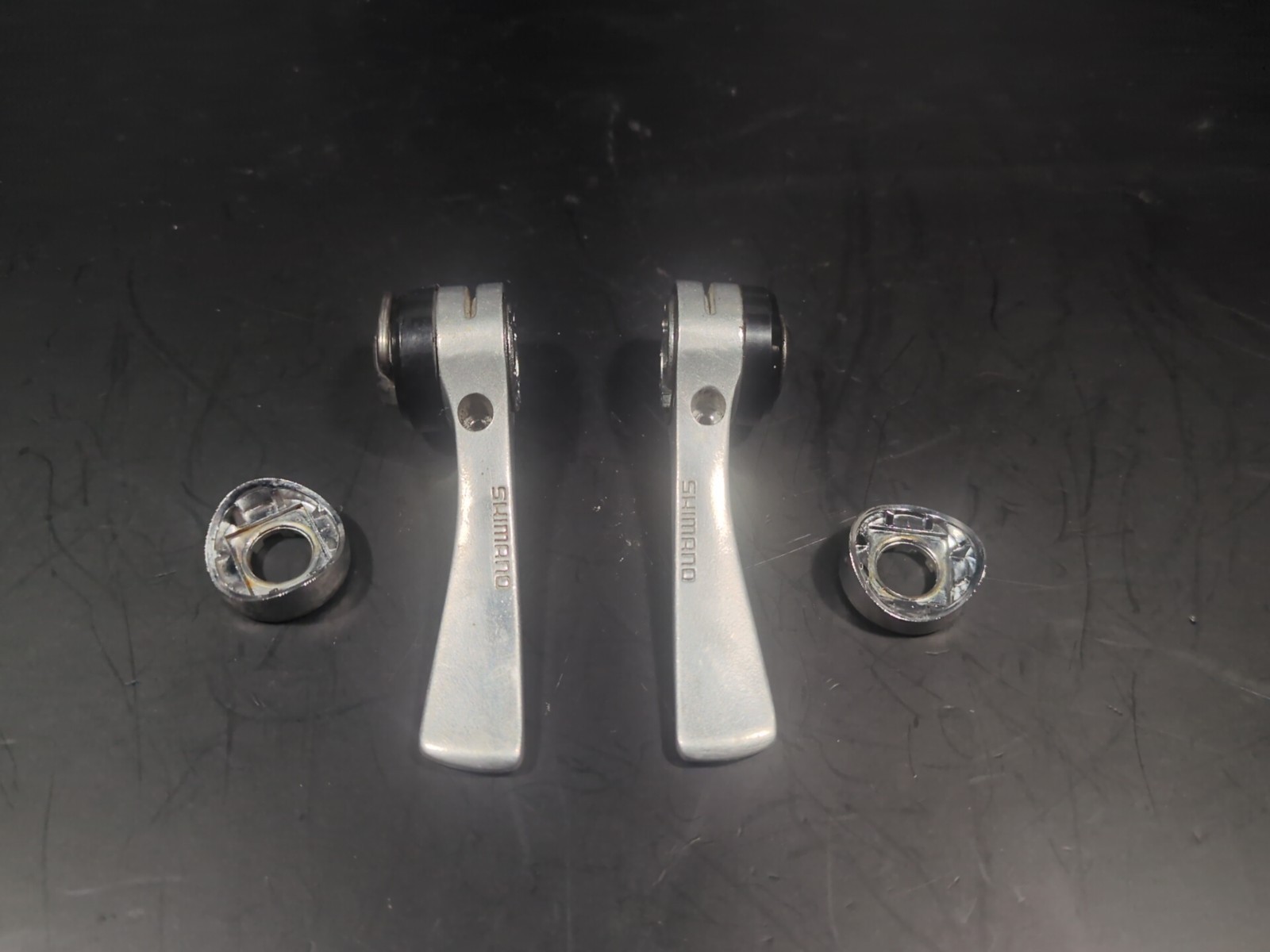 Shimano SL-S424 6-Speed Shift Levers for Braze-on Mount Vintage Downtube Shifter