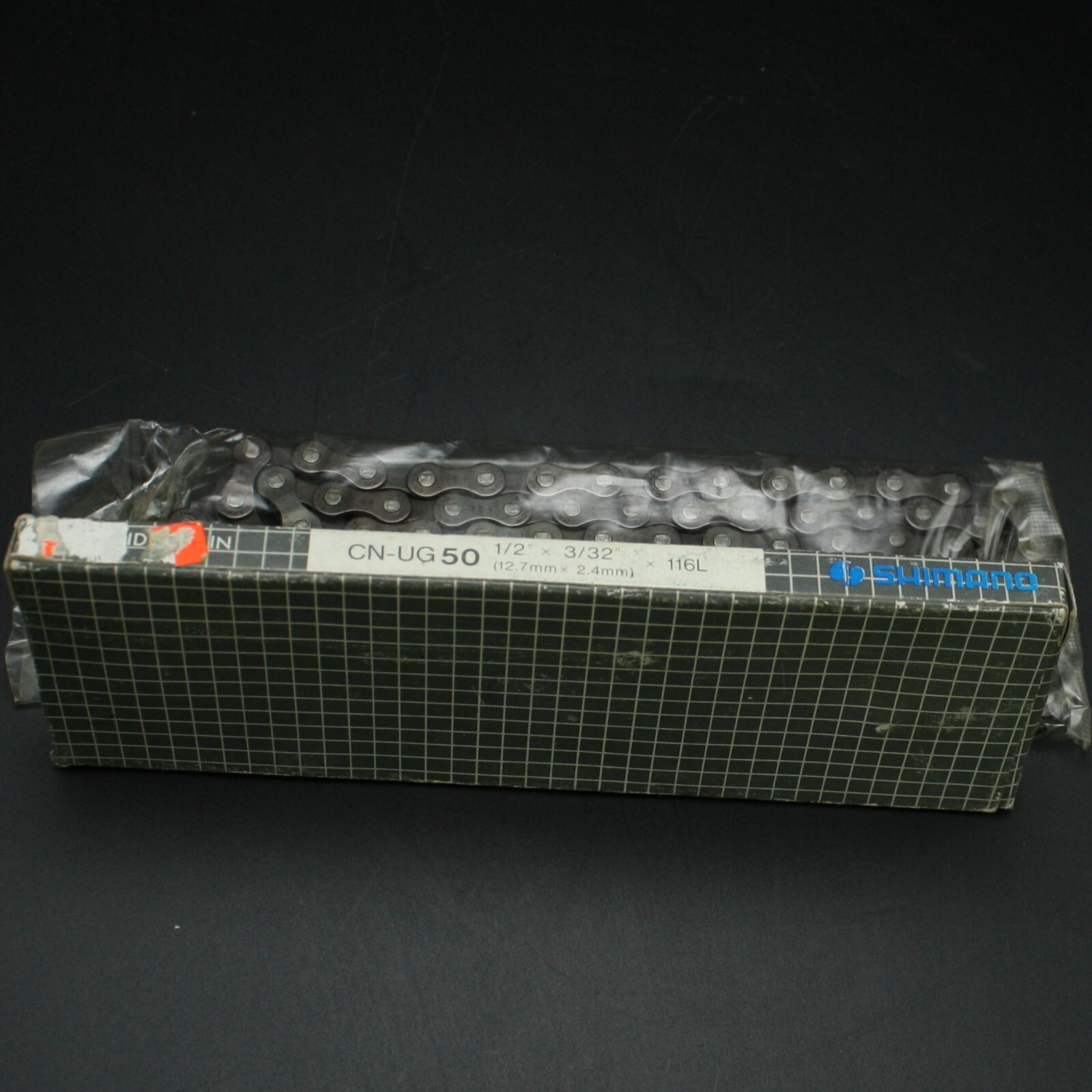 NOS – NIB – Shimano CN-UG50 UniGlide Chain, 1/2″ x 3/32″ x 116 Link