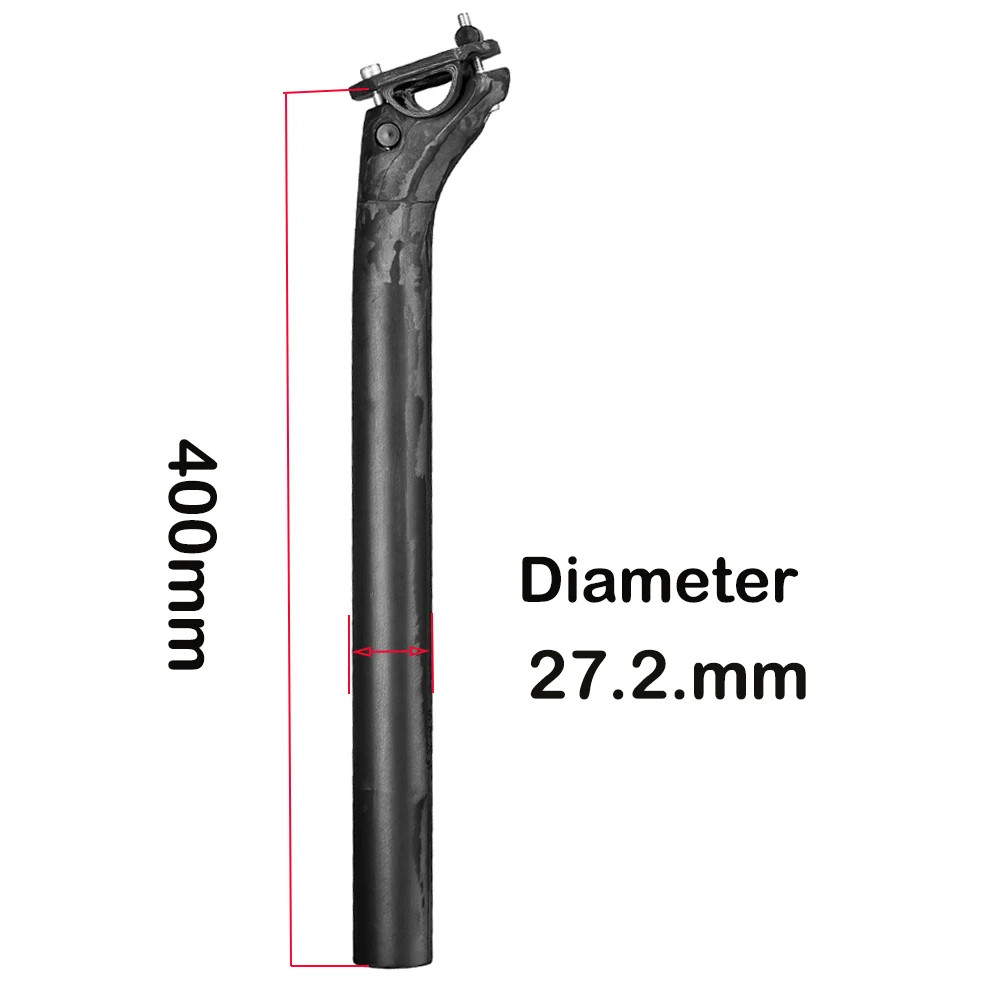 Elitaone Carbon Fiber Seatpost 27.2/30.9/31.6Mm Matte Black Offset 20Mm Lightwei