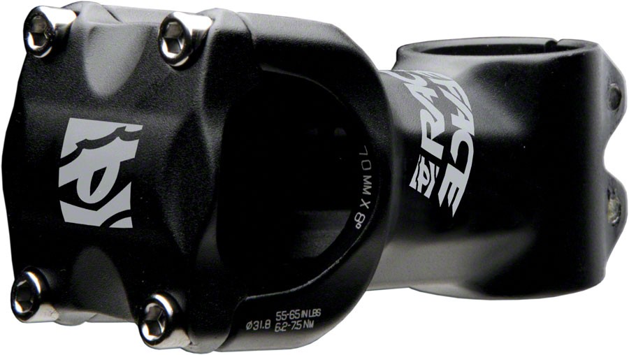 RaceFace Ride XC Stem – 70mm, 31.8mm, +/- 6 Degree, Aluminum, Black