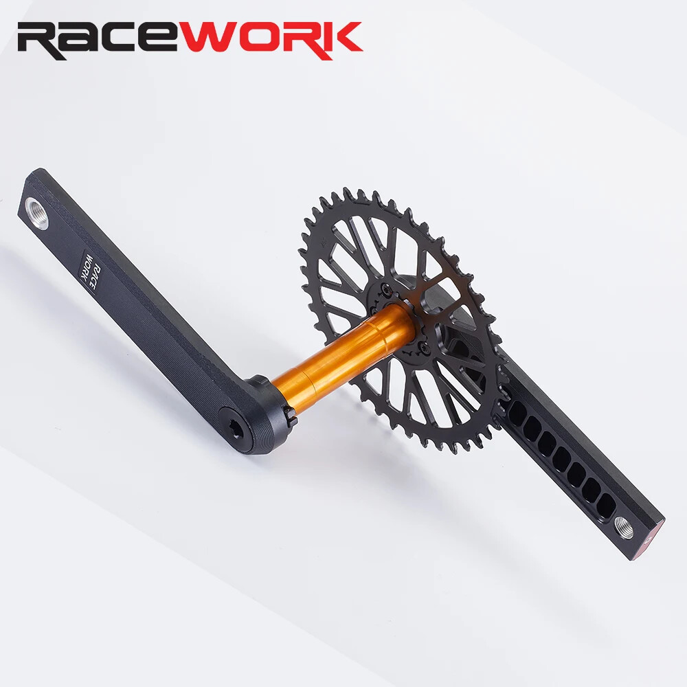 Gravel Road Bike Crankset 170mm Hollow Crank 40/42/44/46T Chainring with BB