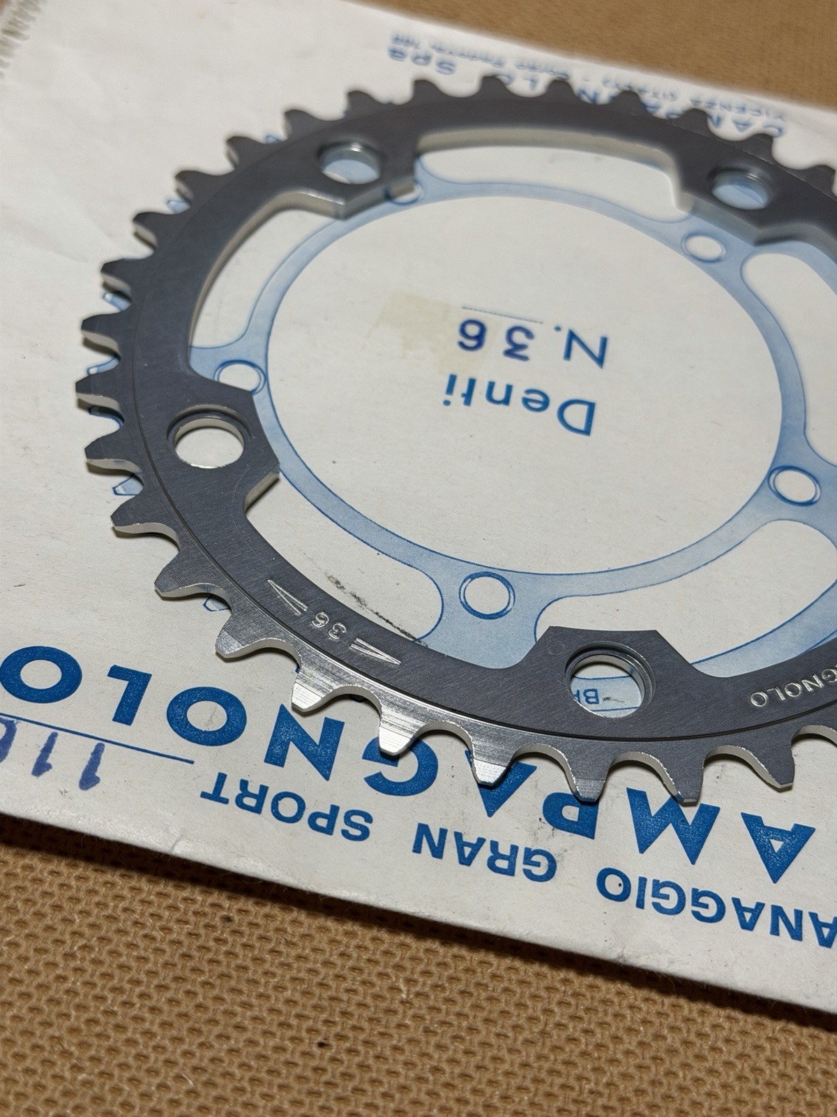NOS Vintage Campagnolo Gran Sport 36T Chainring 116 BCD For GS Triomphe Victory