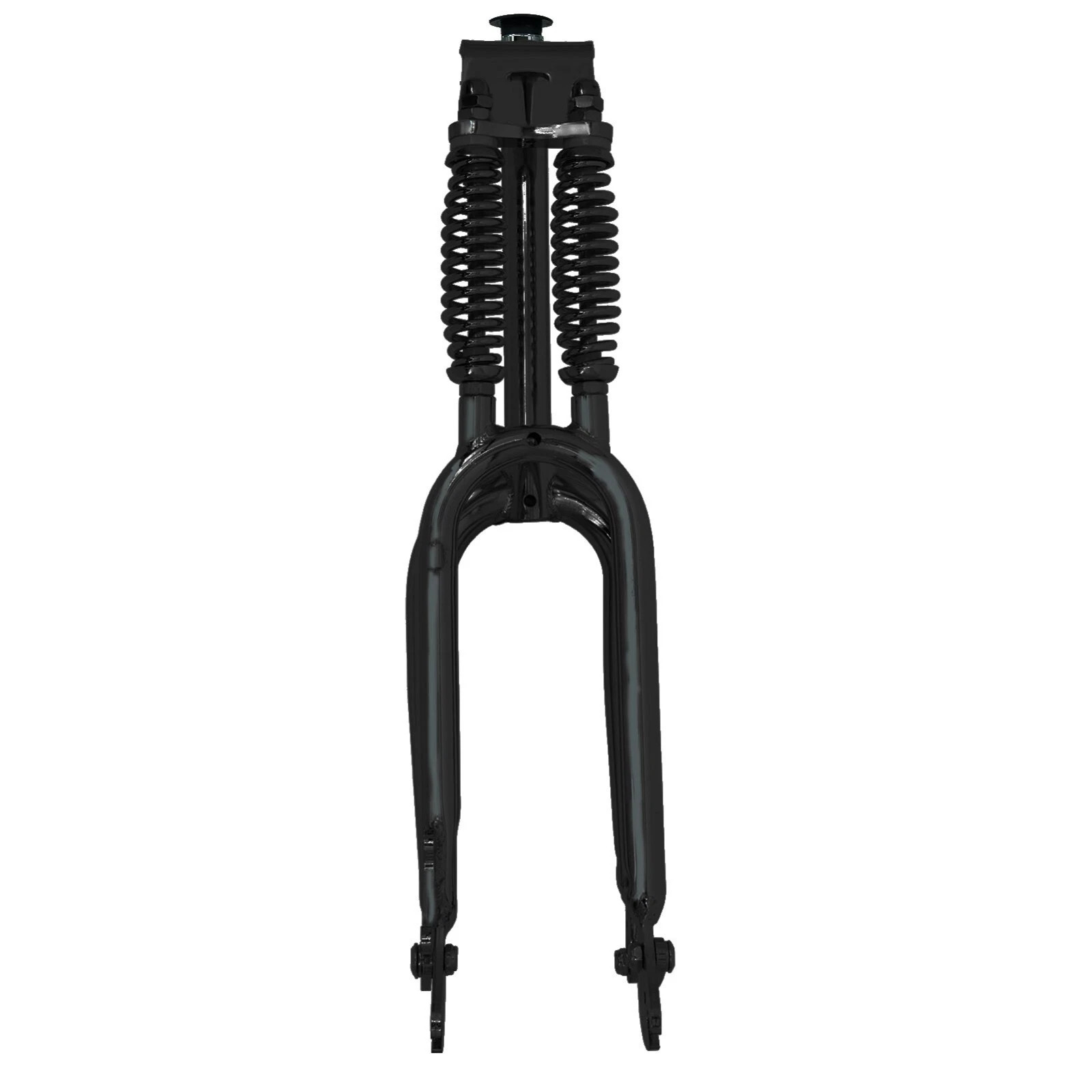 Tracer 1 in Dual Springer Threadless Bike Fork Disc Brake 20in 2.125 inch Tire