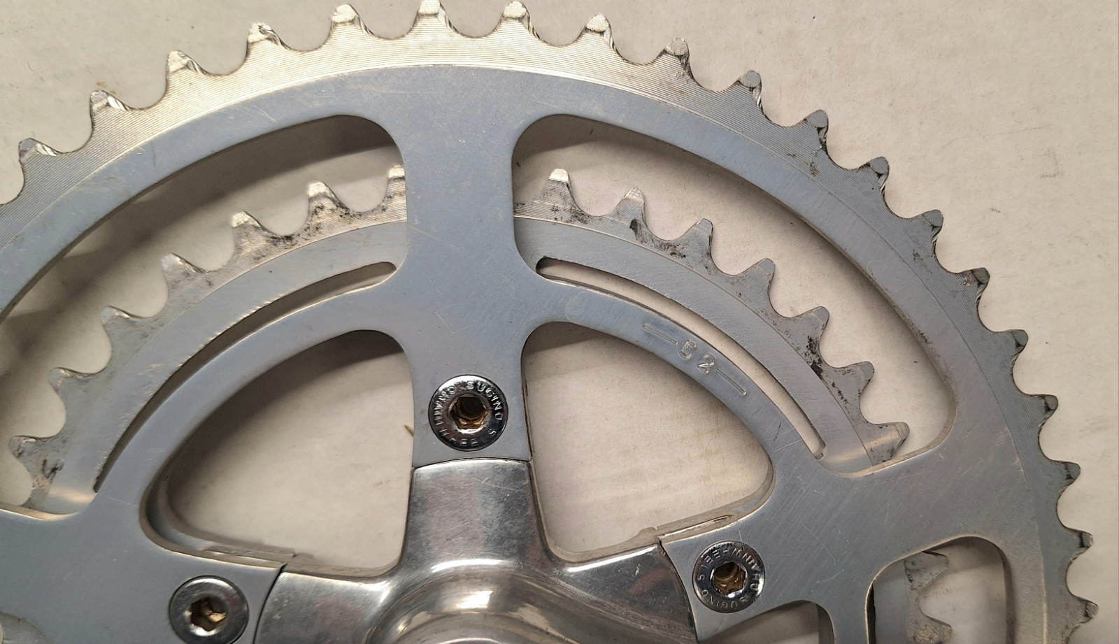 SR Custom Double Square Taper Crankset 170mm 52/40t 5 Bolt 118 BCD