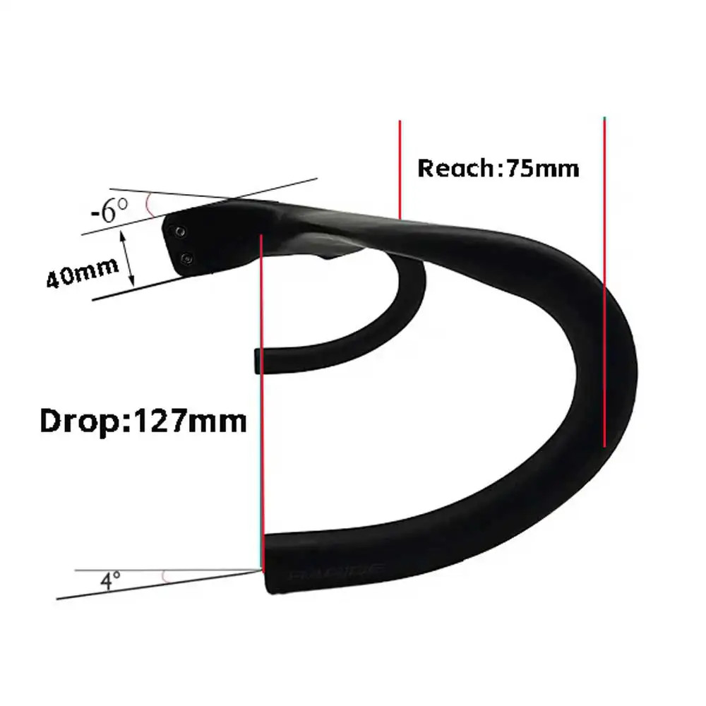 SL8 Carbon Bent Bar Internal Cable Routing SL7 Road Bike Drop Bar with Spacer