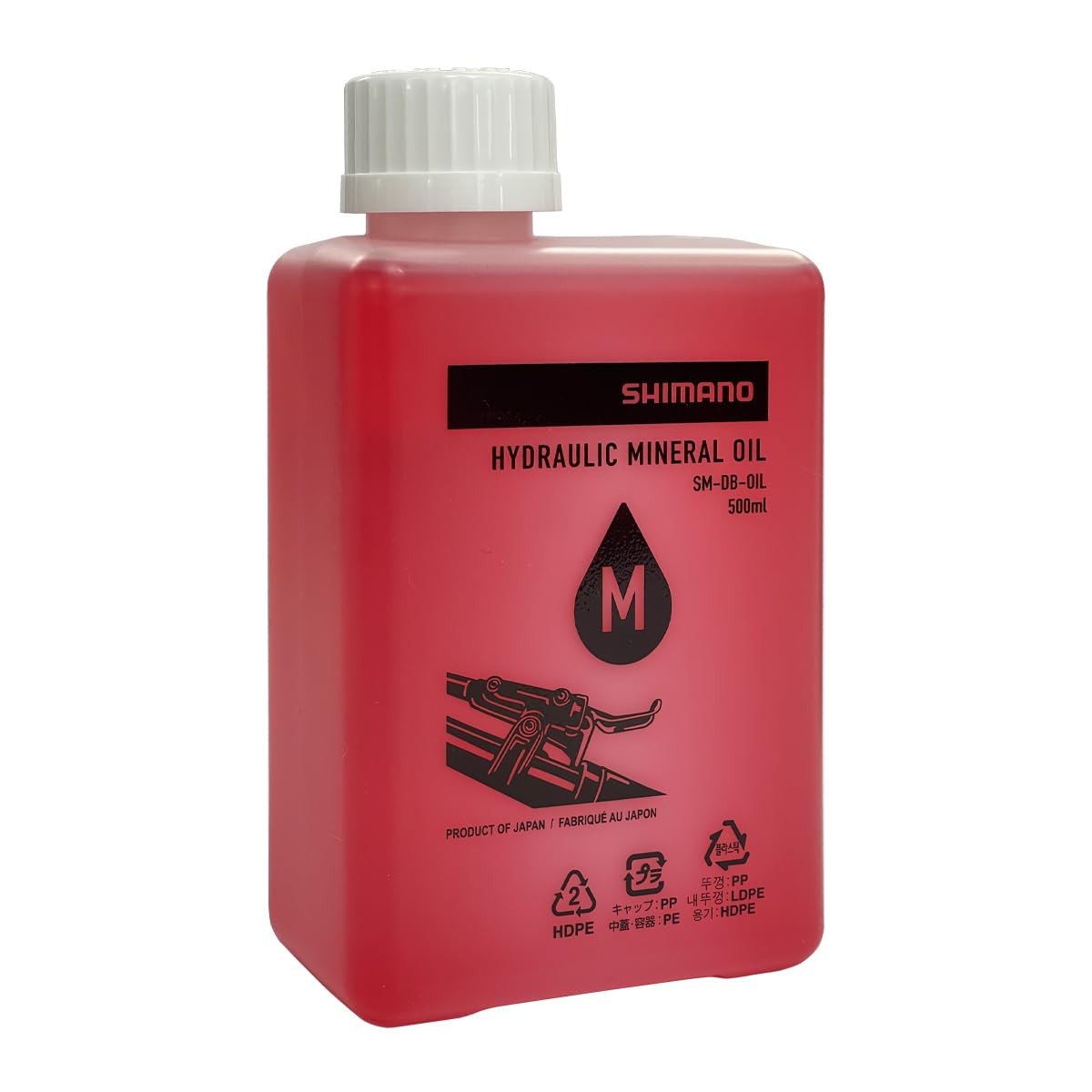 Shimano Mineral Oil for Disc Brakes, 16.9 fl oz (500 ml)