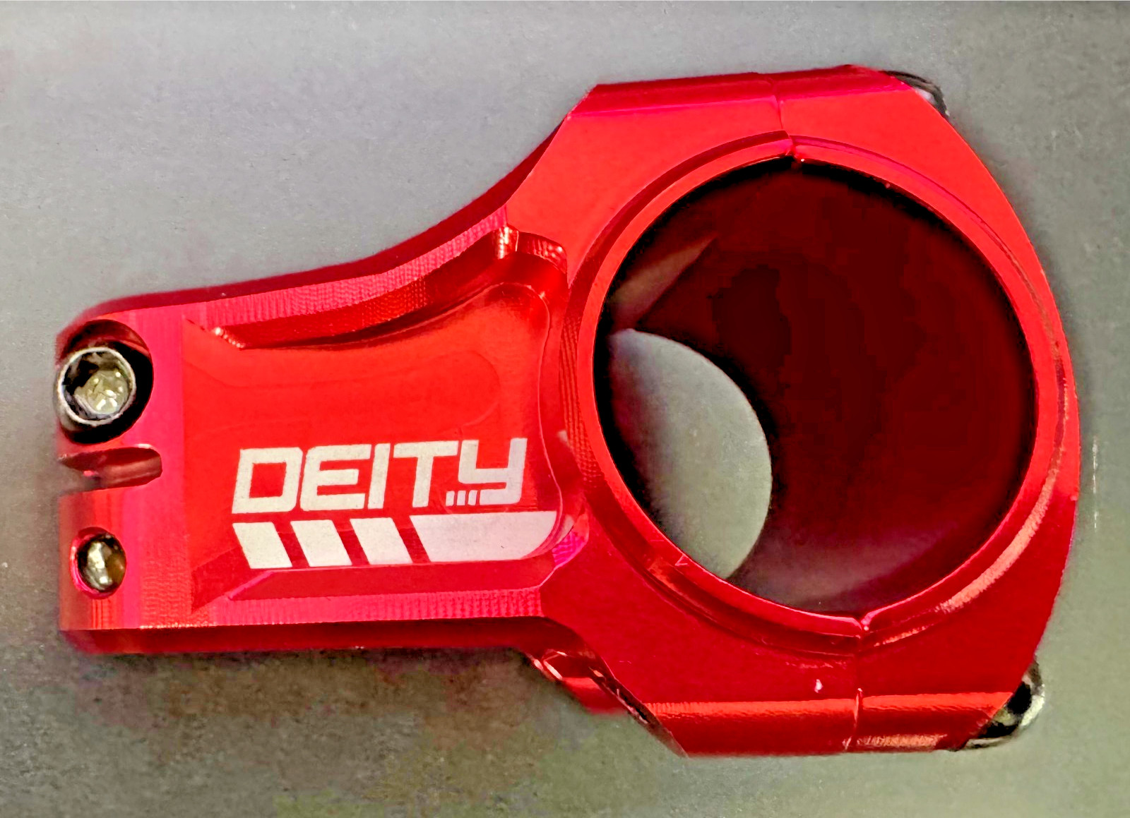 Deity Copperhead Bike Stem, Red, 35mm Length x 31.8mm