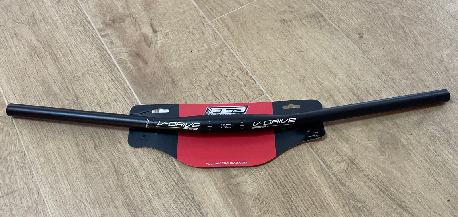 Mountain Bike Handlebar Folding FSA V-Drive Flat 31.8 MTB Handlebar 740mm