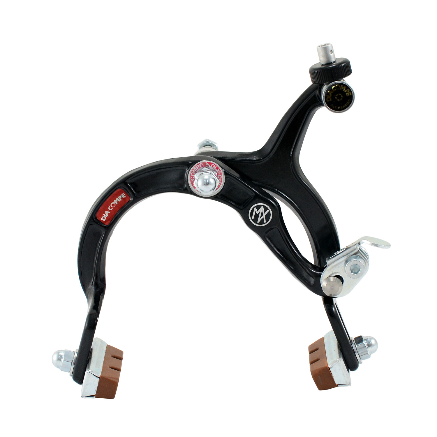 DIA-COMPE MX1000 Side Pull Caliper Brake Set (F+R) For Old School BMX , Black