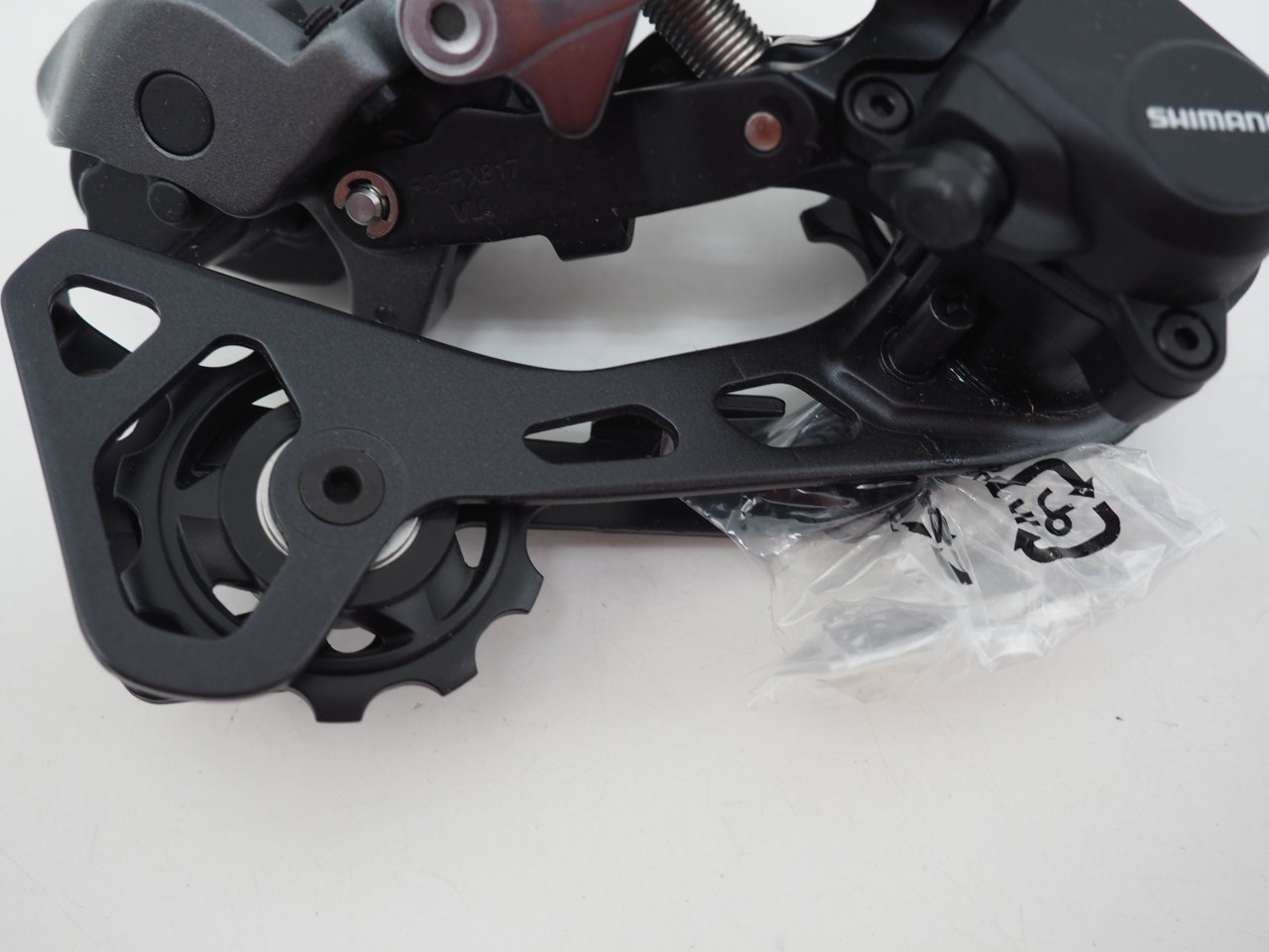 New! Shimano GRX RD-RX817 Di2 1×11-Speed Rear Derailleur Gravel Bike Black 320g