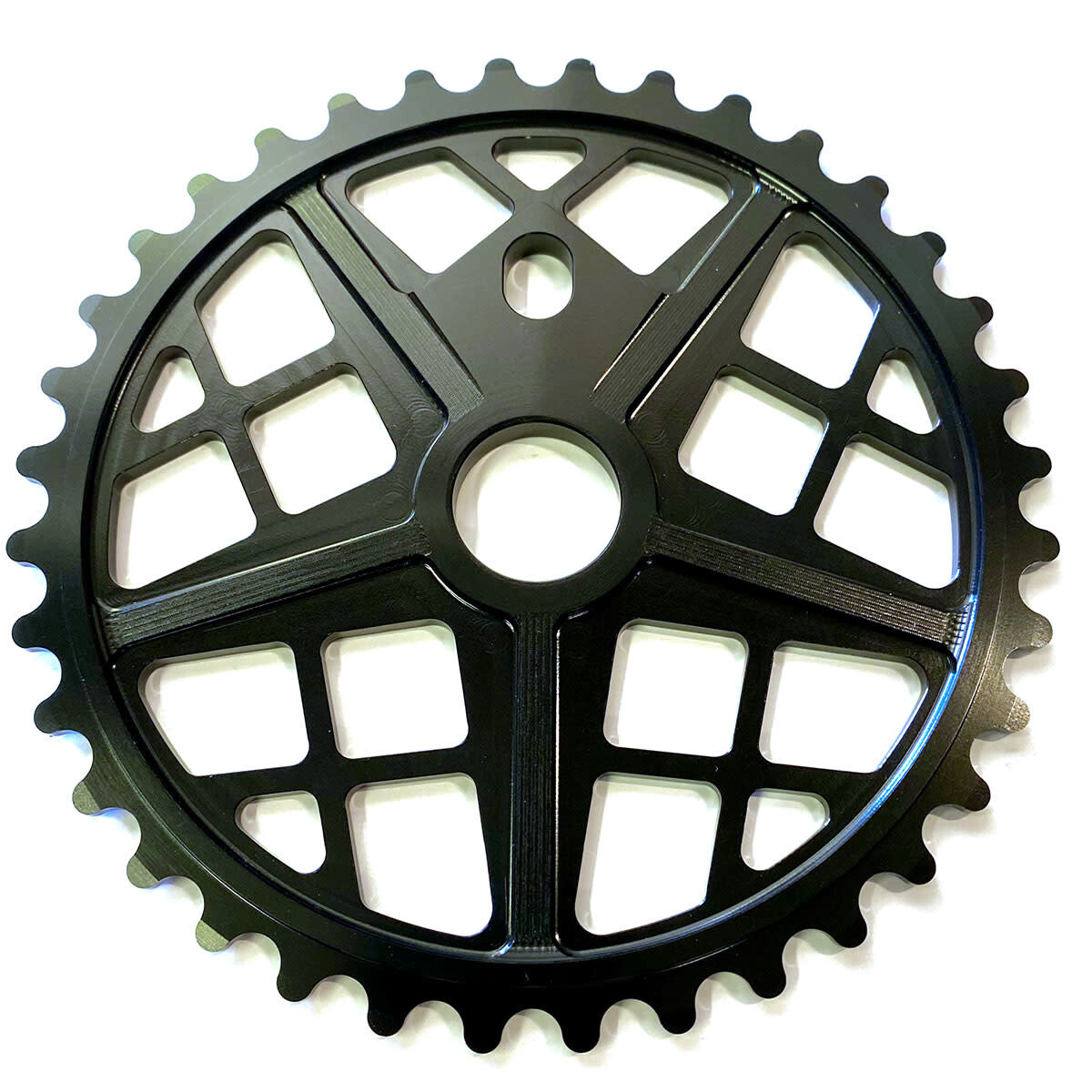 S&M Bikes 44T Motoman BMX sprocket chainwheel GLOSS BLACK