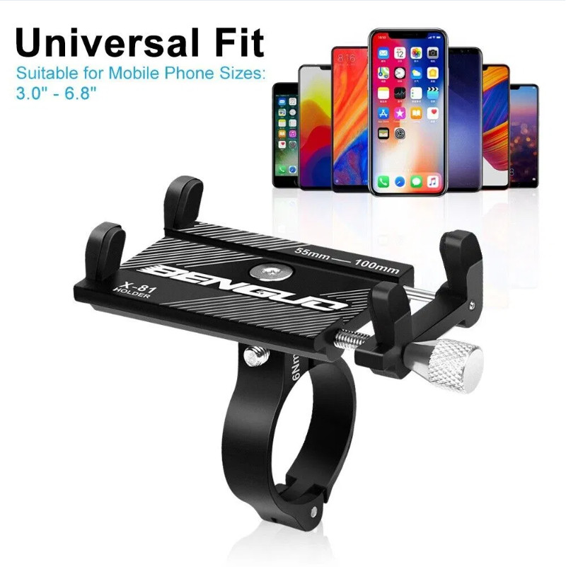 Aluminum Bicycle Phone Mount Holder for MTB Road Bike Fast Ship US Warehouse