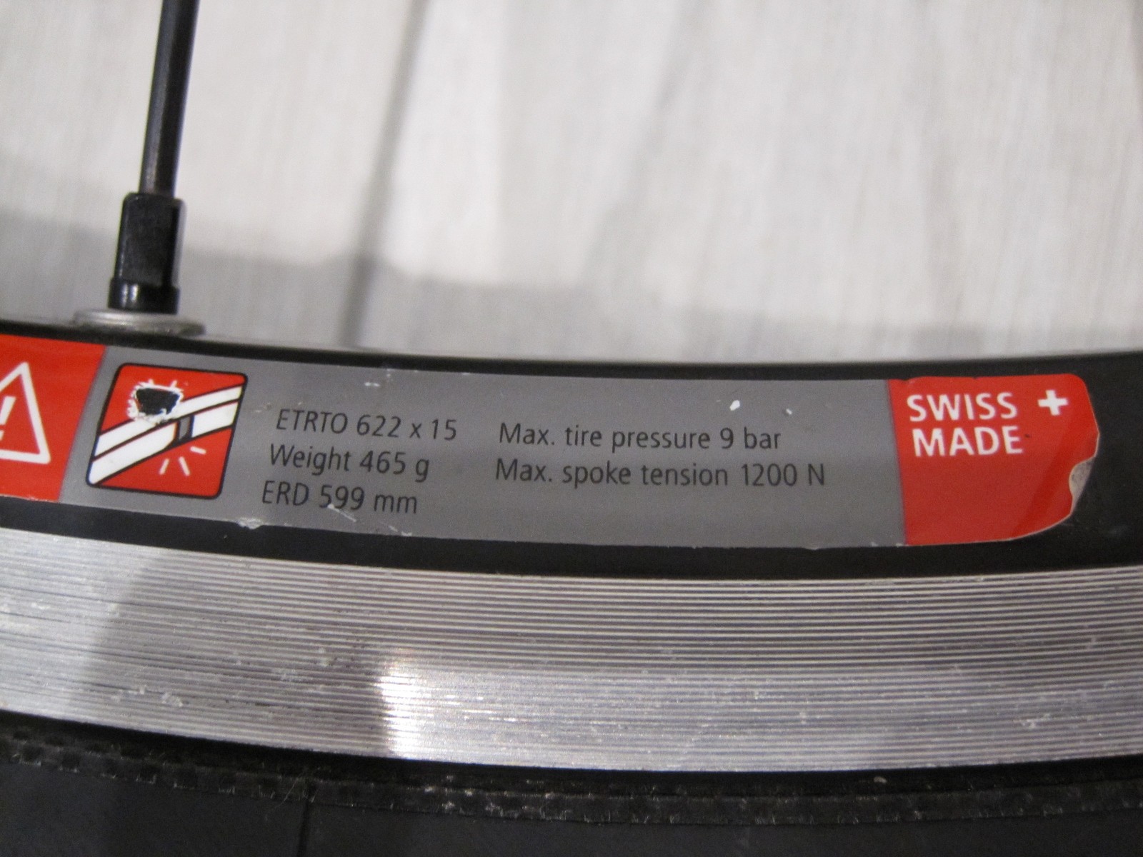 DT SWISS RR465 rim 700c 28hole Erto622x15 / CycleOps Front Hub & Grand Prix Tire