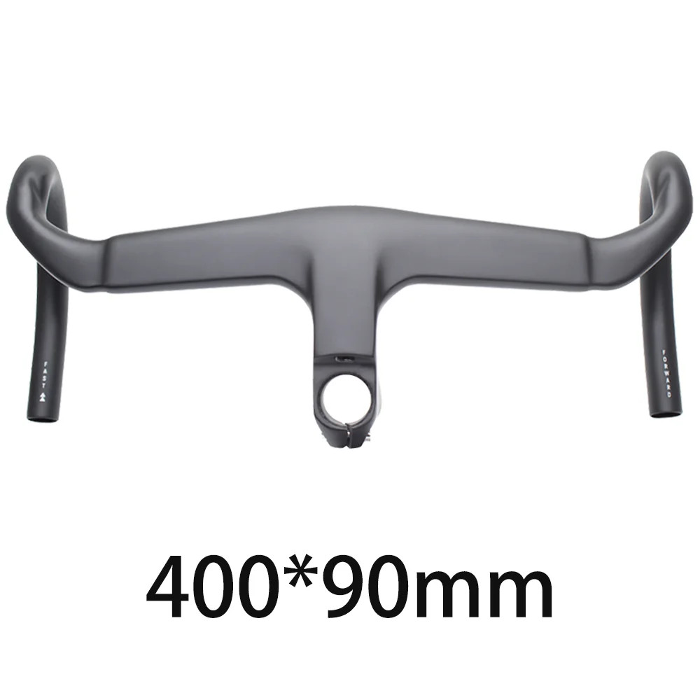 Road Bike Full Carbon Handlebar Internal Cable Routing with Spacers Bent Bar