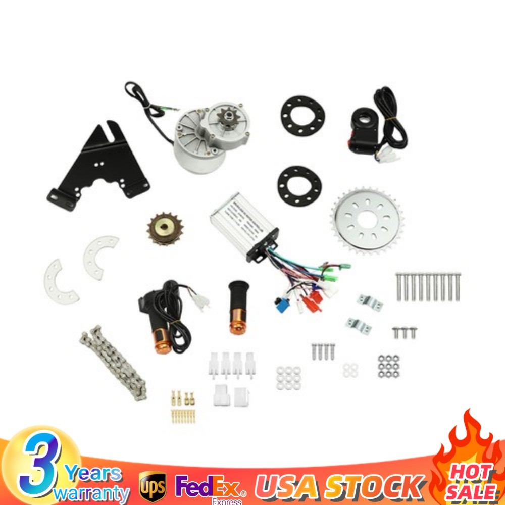 350W 36V DC Digital Electric Bicycle Brushless Motor Kit E-Bike Conversion Set