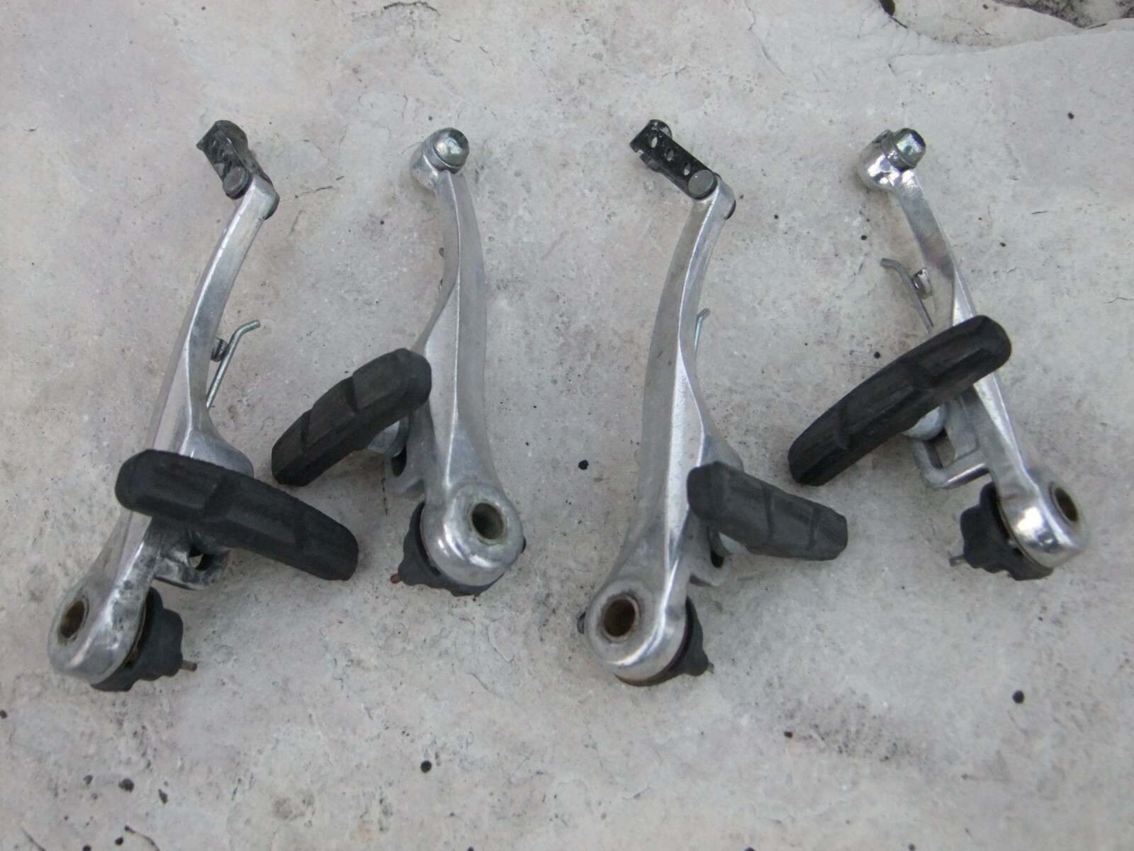 V Brake Set For Mountain Bike, Road Bike, MTB, BMX Front & Rear, Silver