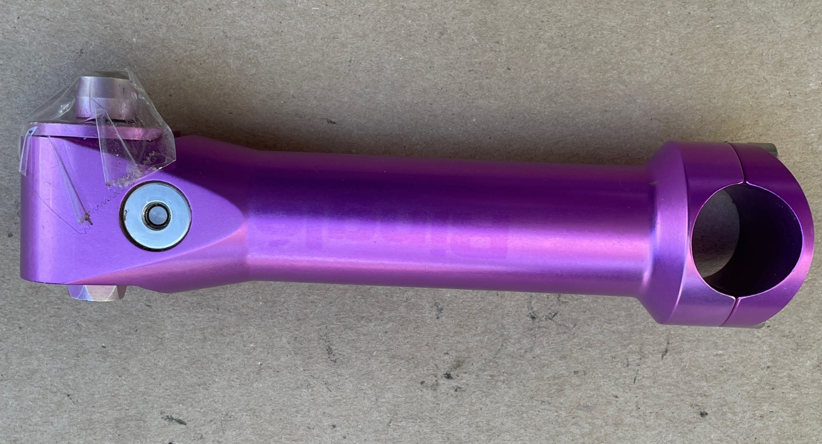 Vintage Ringle Zooka purple anodized threadless stem 1 1/8″, 145mm, 25.4 clamp