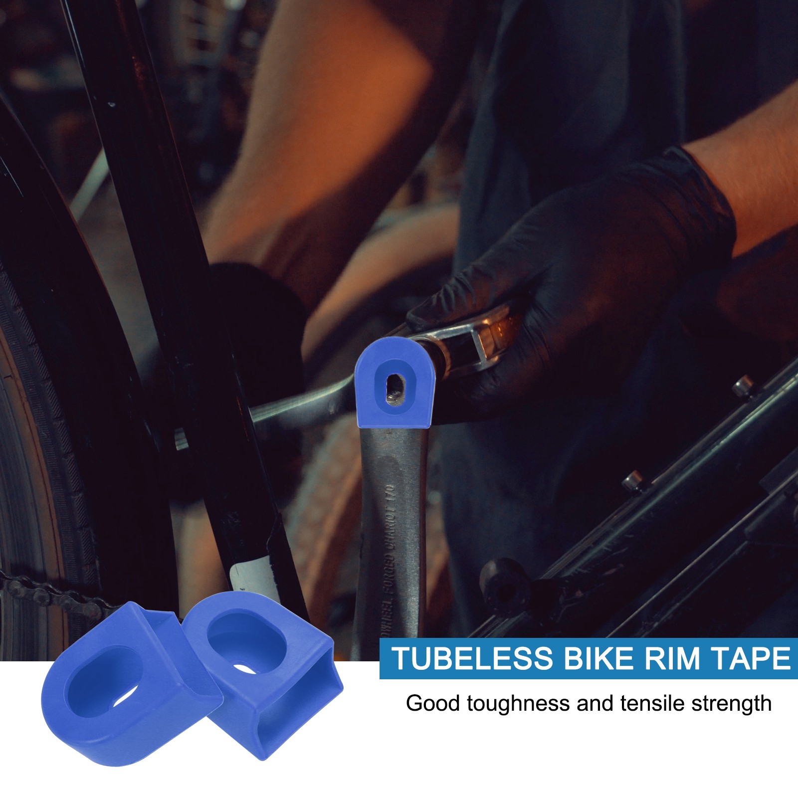 2 Pcs Road Bike Crank Protectors Arm Protectors for Bicycle Cranks Blue