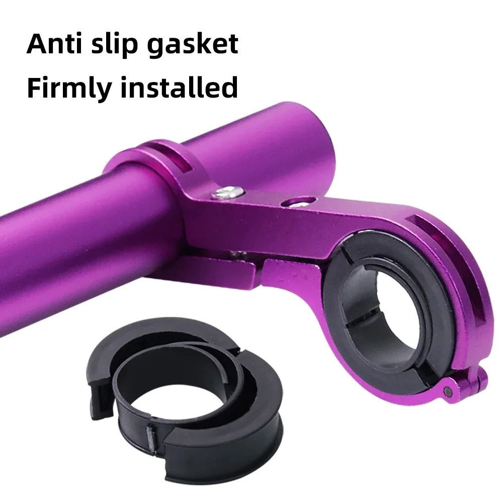 Bicycle Handlebar Extender Bracket MTB Headlight Mount Extension Bar Rack