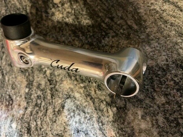 ! NOS VINTAGE OLD SCHOOL THREADLESS ATB MTN STEM BARRACUDA CUDA CHROME BIKE