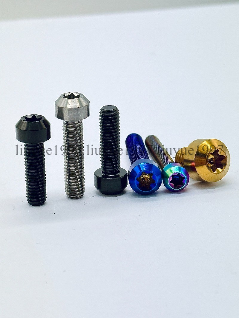 Titanium Bolt M4 M5 M6*10 15 20 25 30 35 40 -100mm Round Head Torx Screw Grade 5