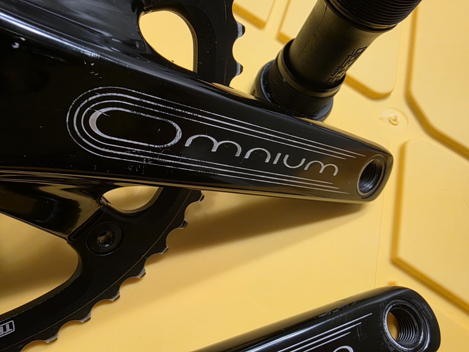 Sram Omnium Crankset 165mm, Track, Fixed Gear, Bike, 144 BCD, Black