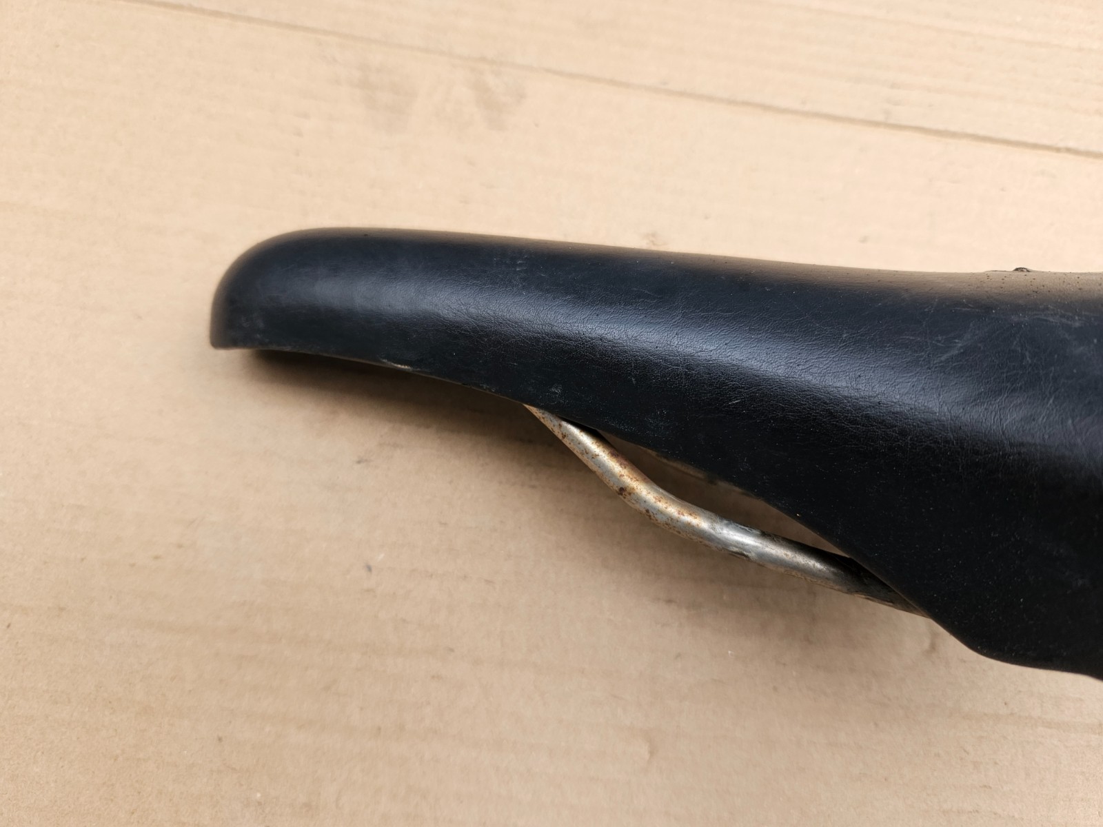 Vintage 90s Marin Mountain Bike Saddle Black + Blue (ripped but usable)