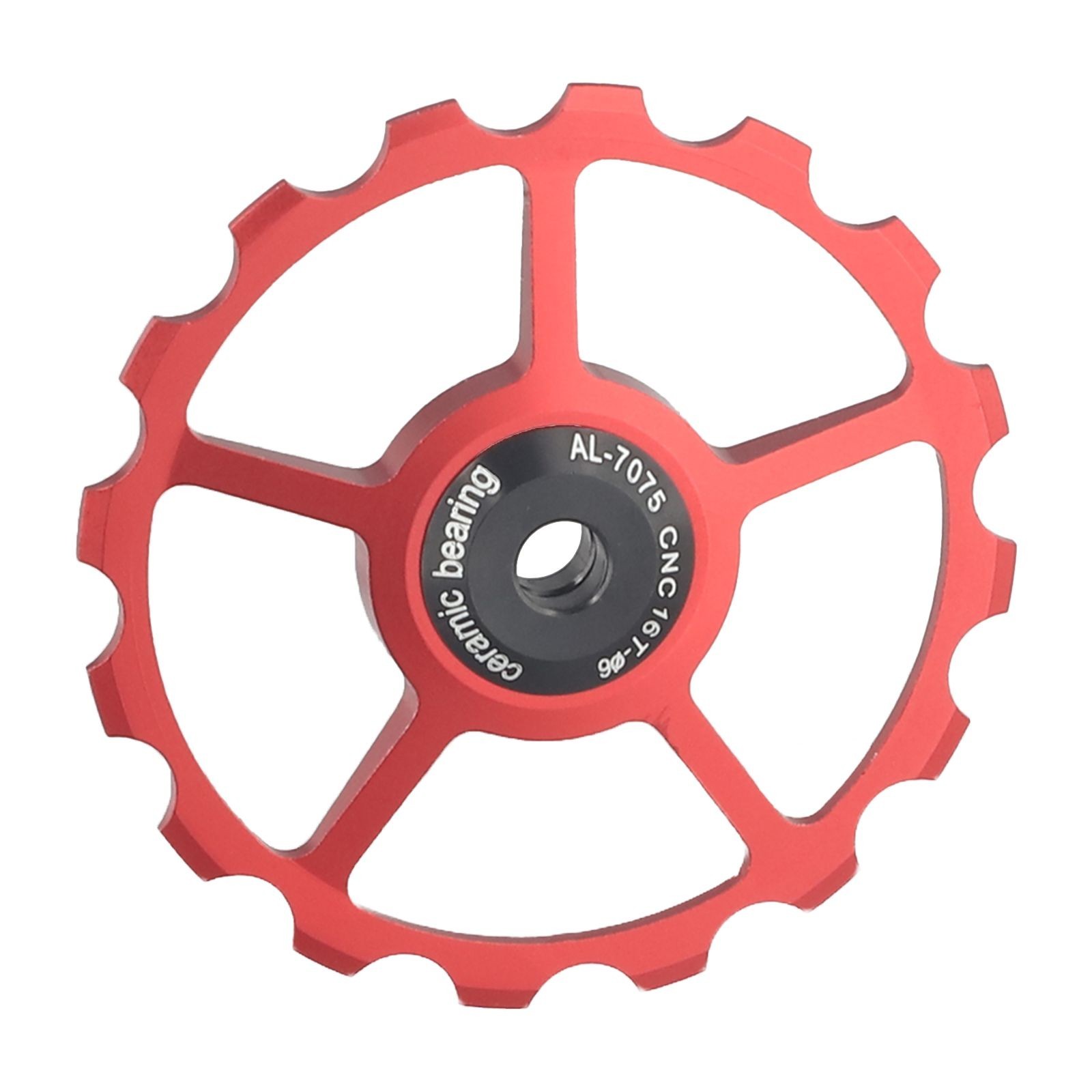 Pratical Rear Derailleur Pulley Aluminum Alloy Ceramics Sealed Steel Bearing
