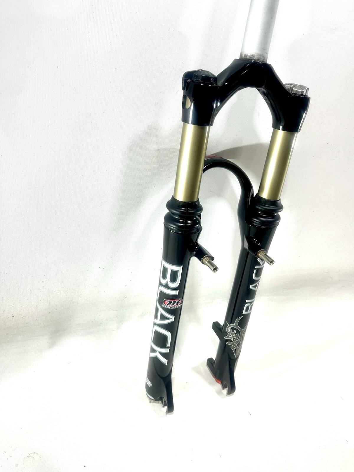 Manitou Black MTB Suspension Fork 26″ 80/100mm Rapid Travel Adjust 1 1/8″