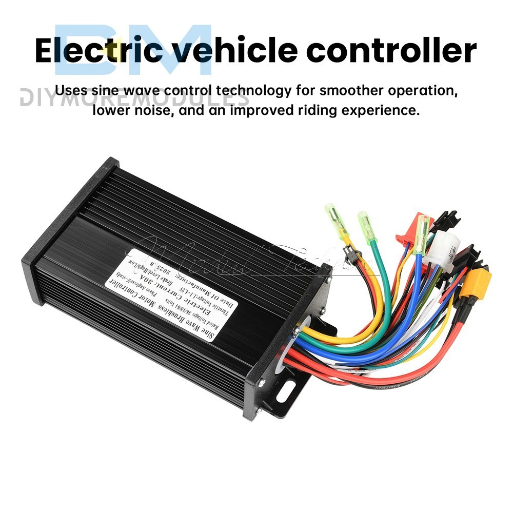 36V48V64V 30A Sine Wave Brushless Motor Controller 750-1500W Driver S866 LCD