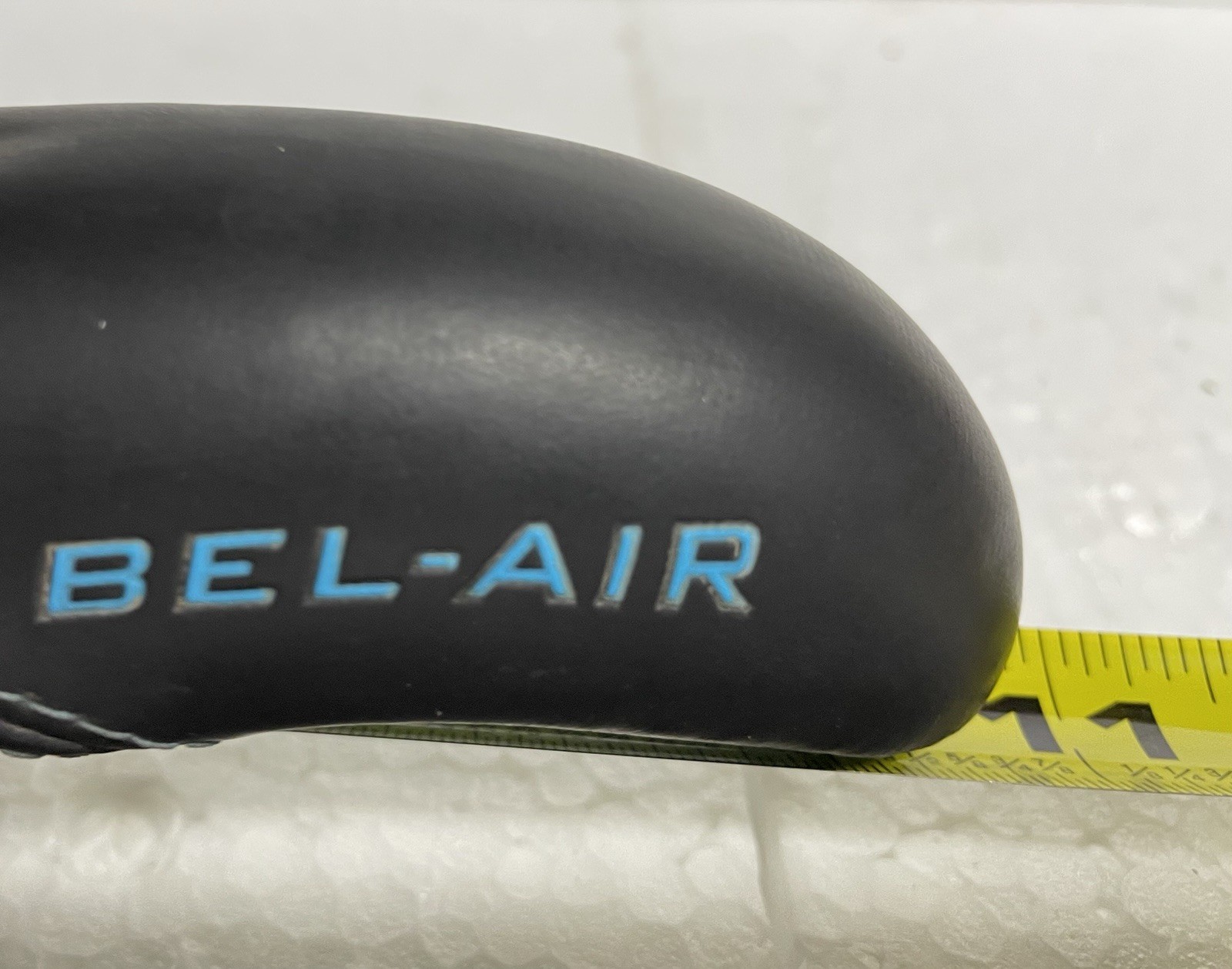 SDG Bell-Air Bicycle Saddle Black / Blue Leather