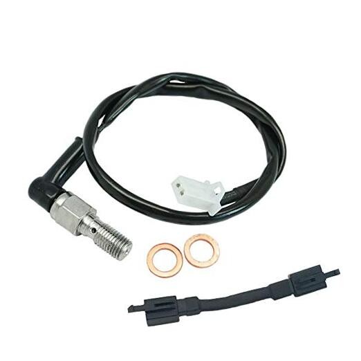 Motorcycle Universal M10x1.00mm Banjo Bolt Brake Light Switch Fit Hydraulic