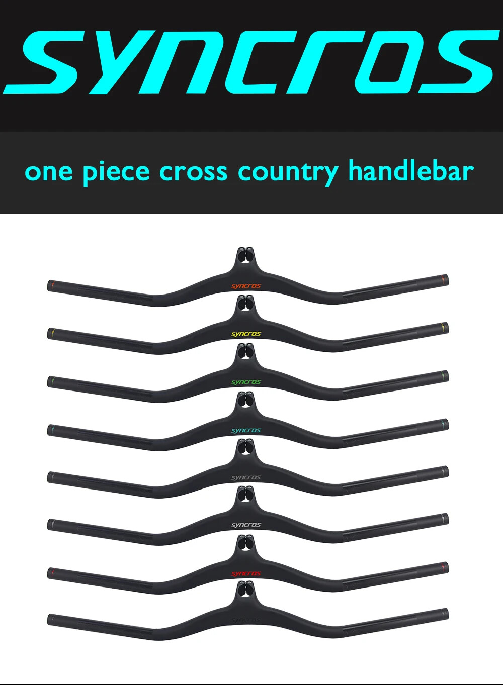 MTB Bicycle Integrated Carbon Handlebar with Stem -8/-17/-25 Degree 60*740mm