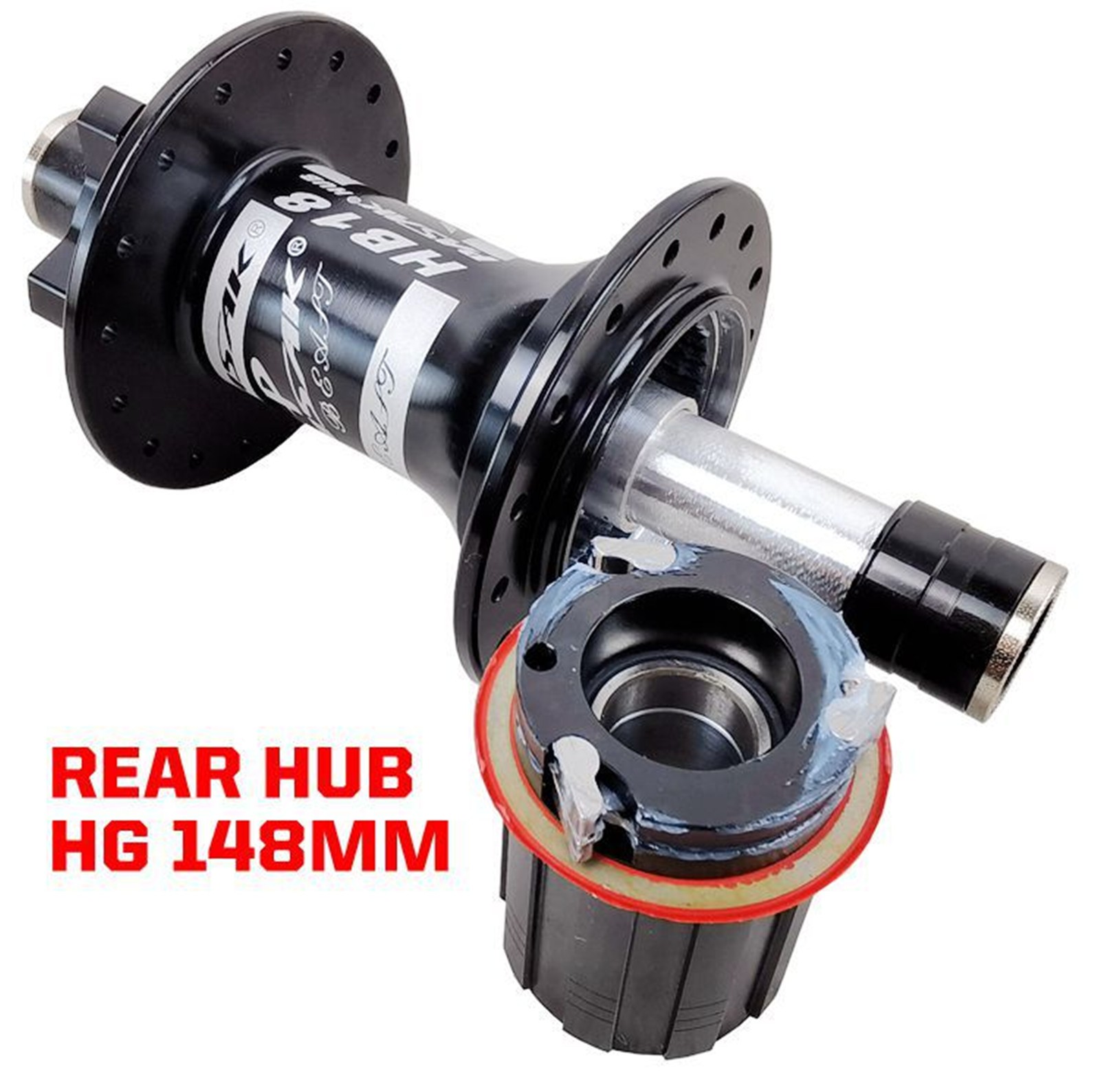Aluminium Boost MTB Hub 32H 6 Bolt Dics Brake Thru Axle for 8-11S,15×110/12×148