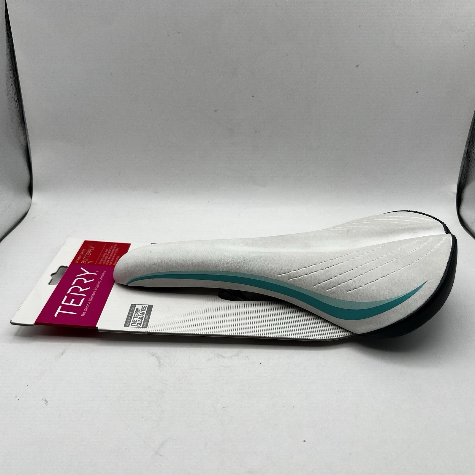 Terry Women’s Butterfly Ti Bike Saddle Seat, Comfortable Center Cutaway, White
