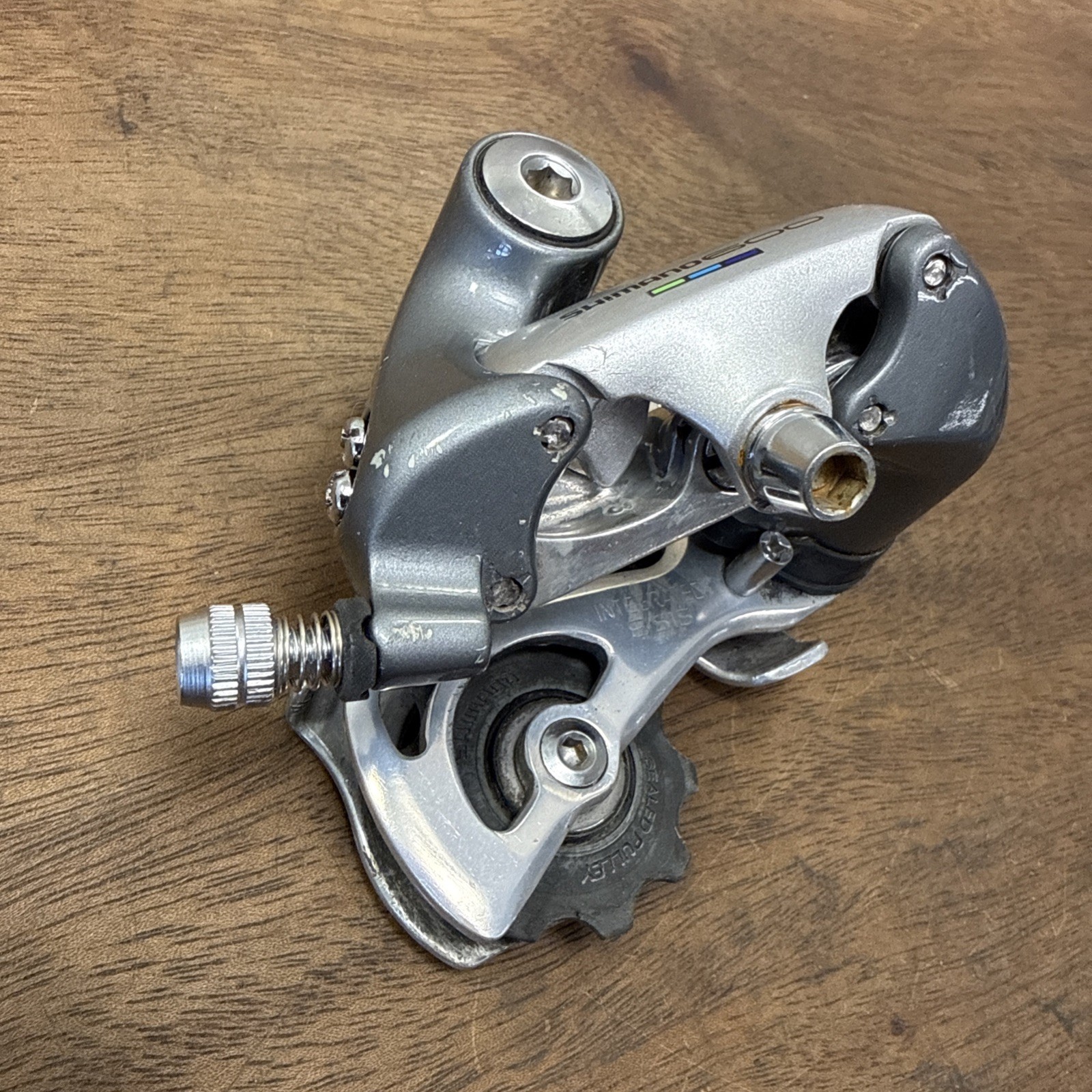 Shimano Ultegra 600 Tri Color RD-6401 8 Speed Short Cage Rear Derailleur
