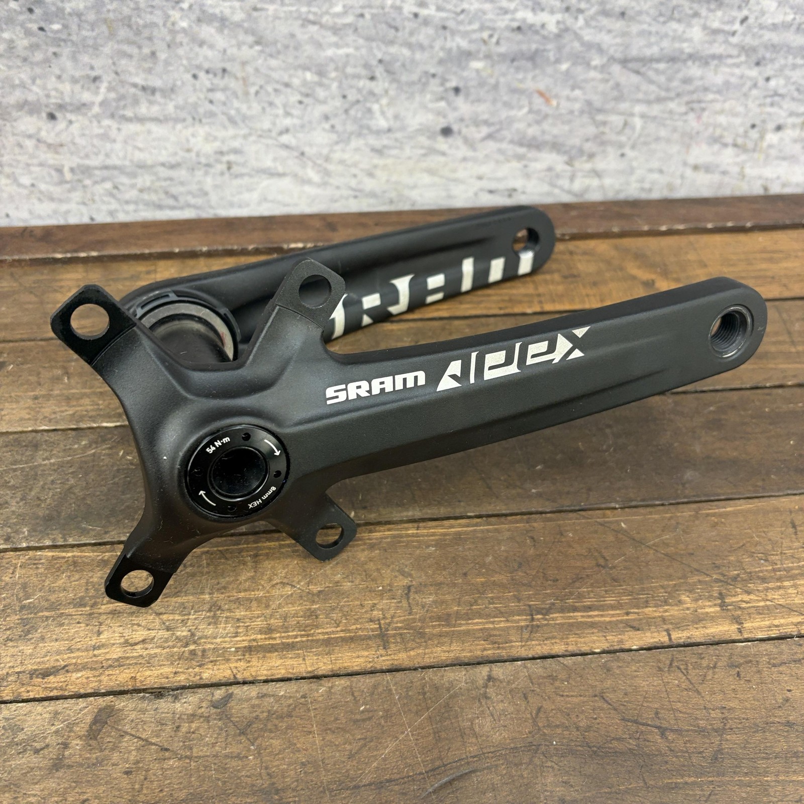 SRAM Apex Crankset 4-Arm Asymmetrical 172.5mm 30mm PF30 Road Gravel CX Black