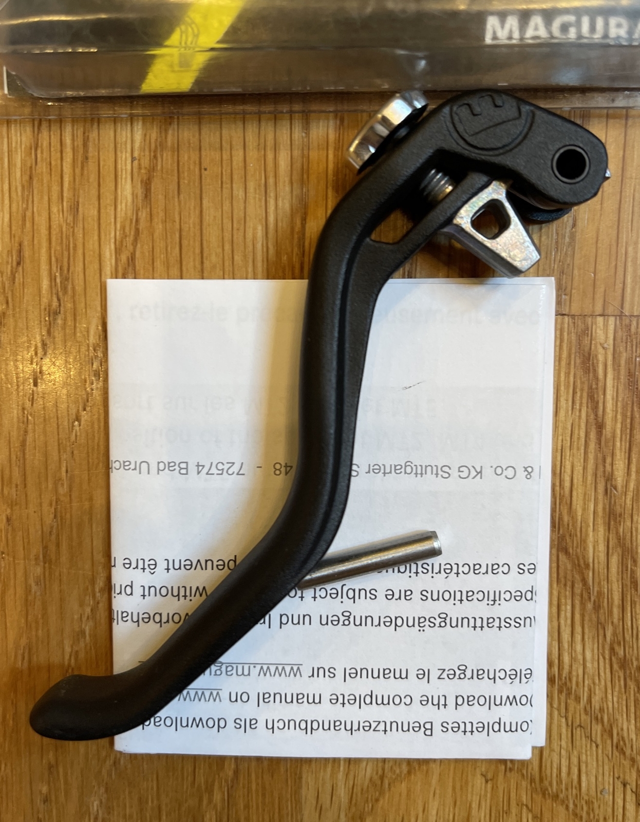 Magura HC Aluminum 1-finger Brake Lever for MT6, MT6N WL BLACK-Ships FAST!