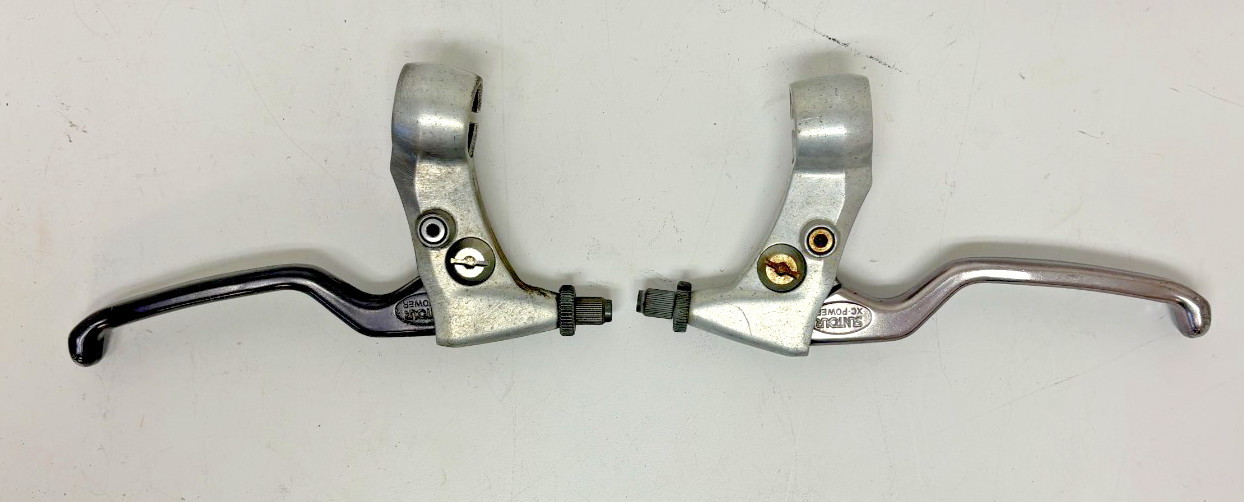Vintage Suntour XC Power 4-Finger Aluminum Mountain Bike Brake Levers LOOK