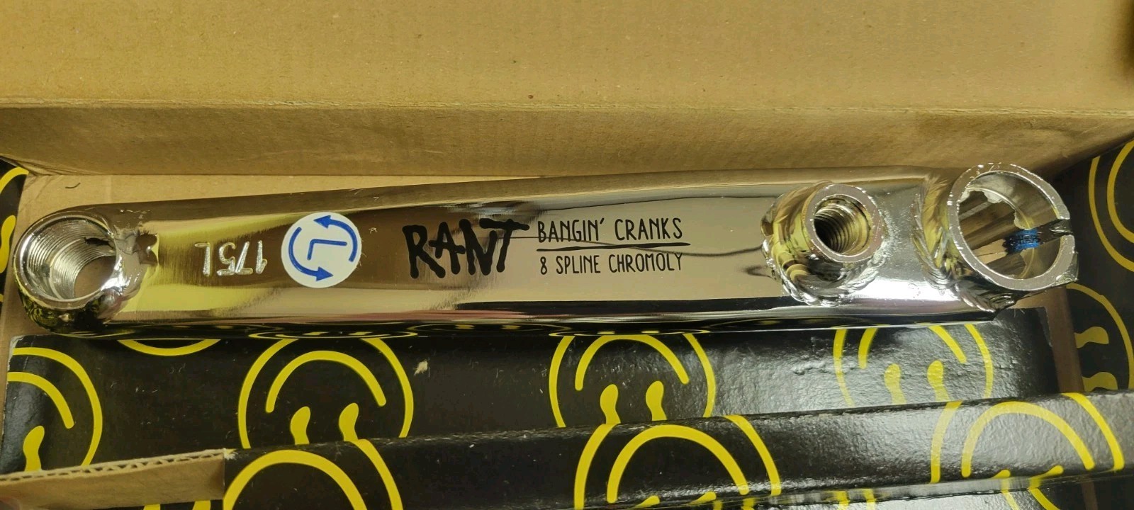 Rant Banging 8 Bmx Cranks 175mm New Mission Stolen Salt Stay Strong Cult
