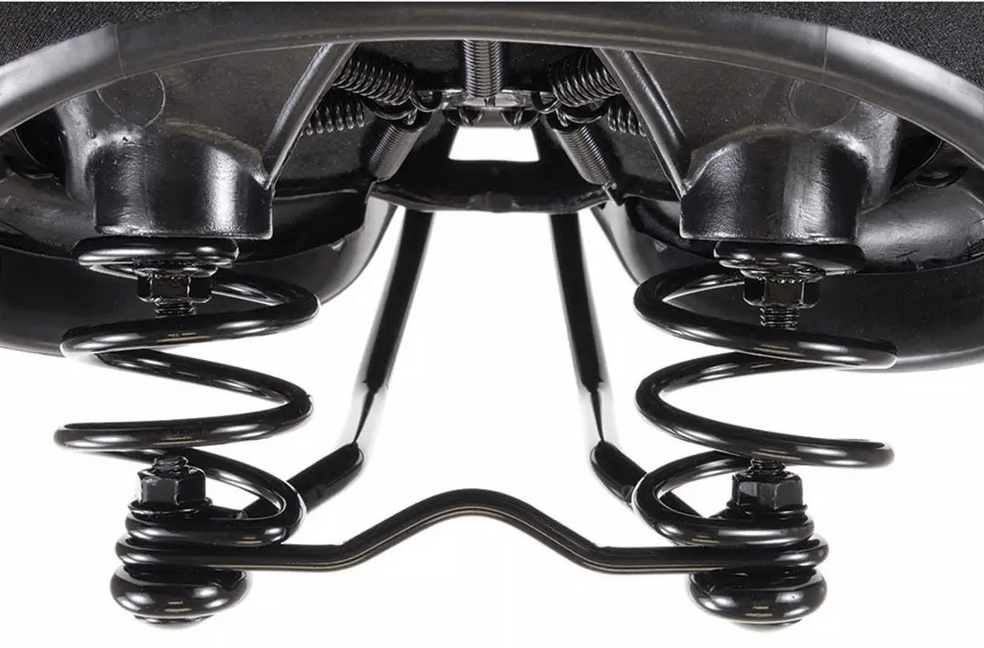 Serfas Full Suspension Hybrid Saddle – 260x255mm Lycra Black