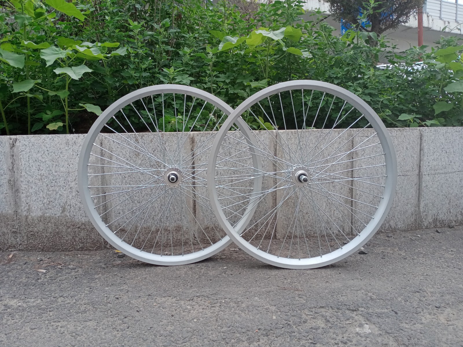 26*3.5″ Spoke Wheelset, Double Layer Alum Rim, 26″ Fat Tire Fork & Headset