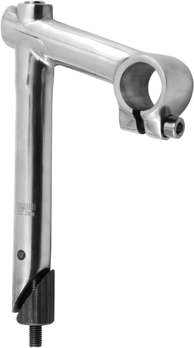 1-Bolt Clamp Alloy Bike Quill Stem, Bicycle Handlebar Stem Riser Bracket 25.4Mm