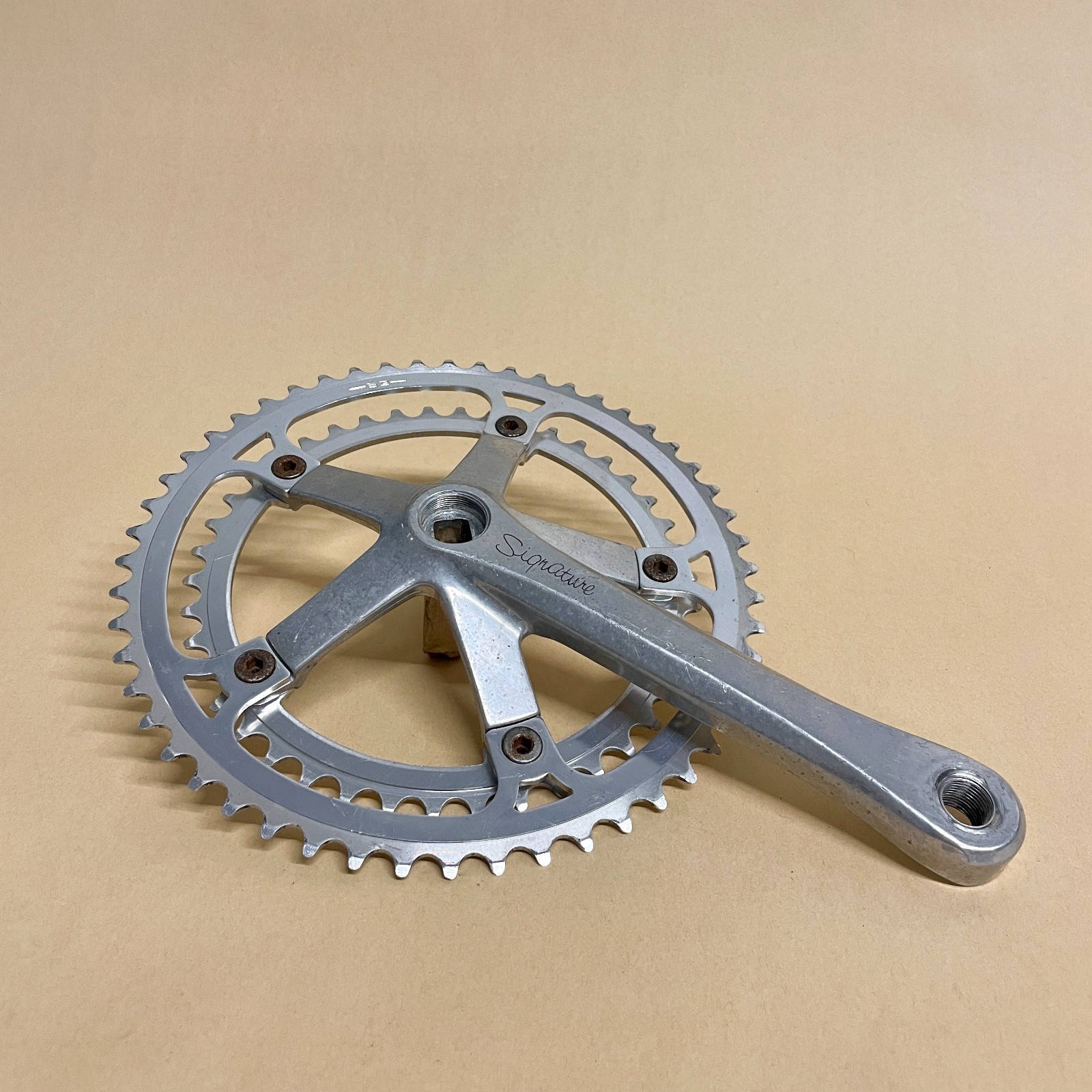 SR Sakae/Ringyo Signature 170mm 52/42T Crankset, 144BCD, Made in Japan Road Race