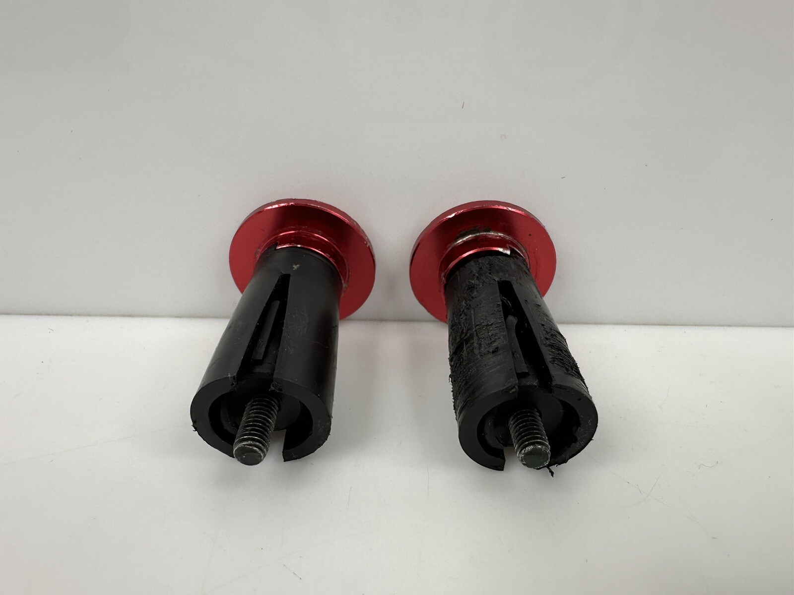 Stolen STLN BMX Handlebar Ends Red HTF