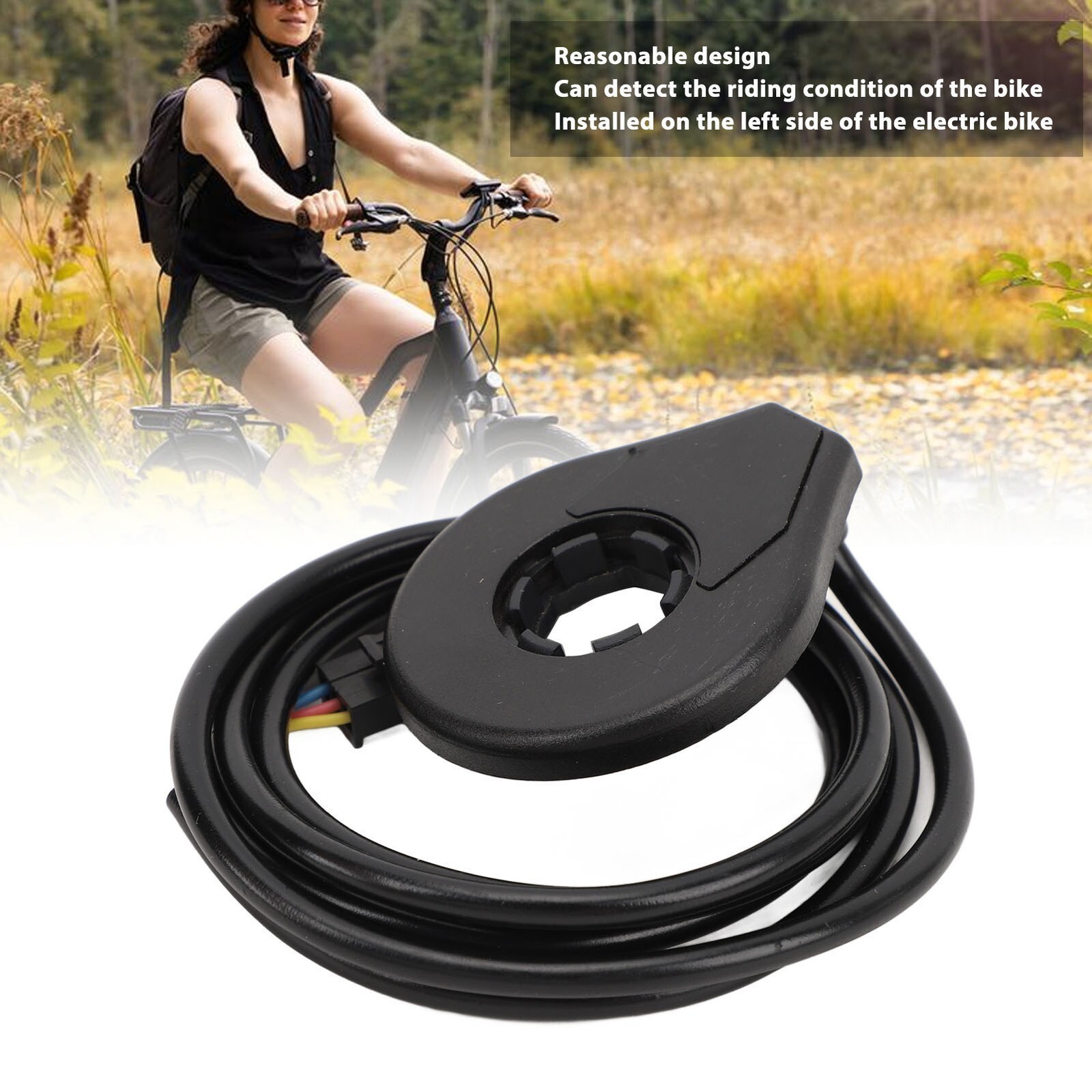 Electric Bike Pedal Assist Sensor 12 Magnets Dual Hall Pedal Assist Sensor