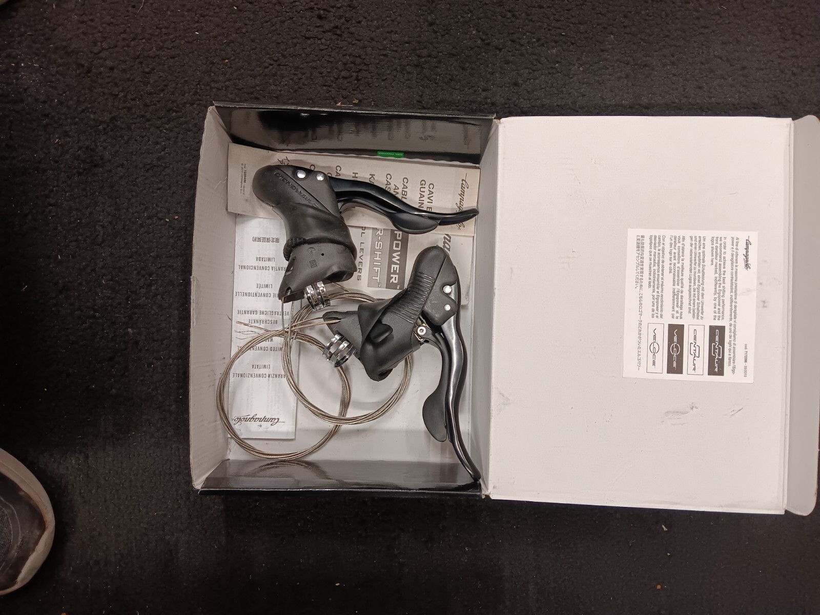Campagnolo Veloce Power–Shift Ergopower Control levers