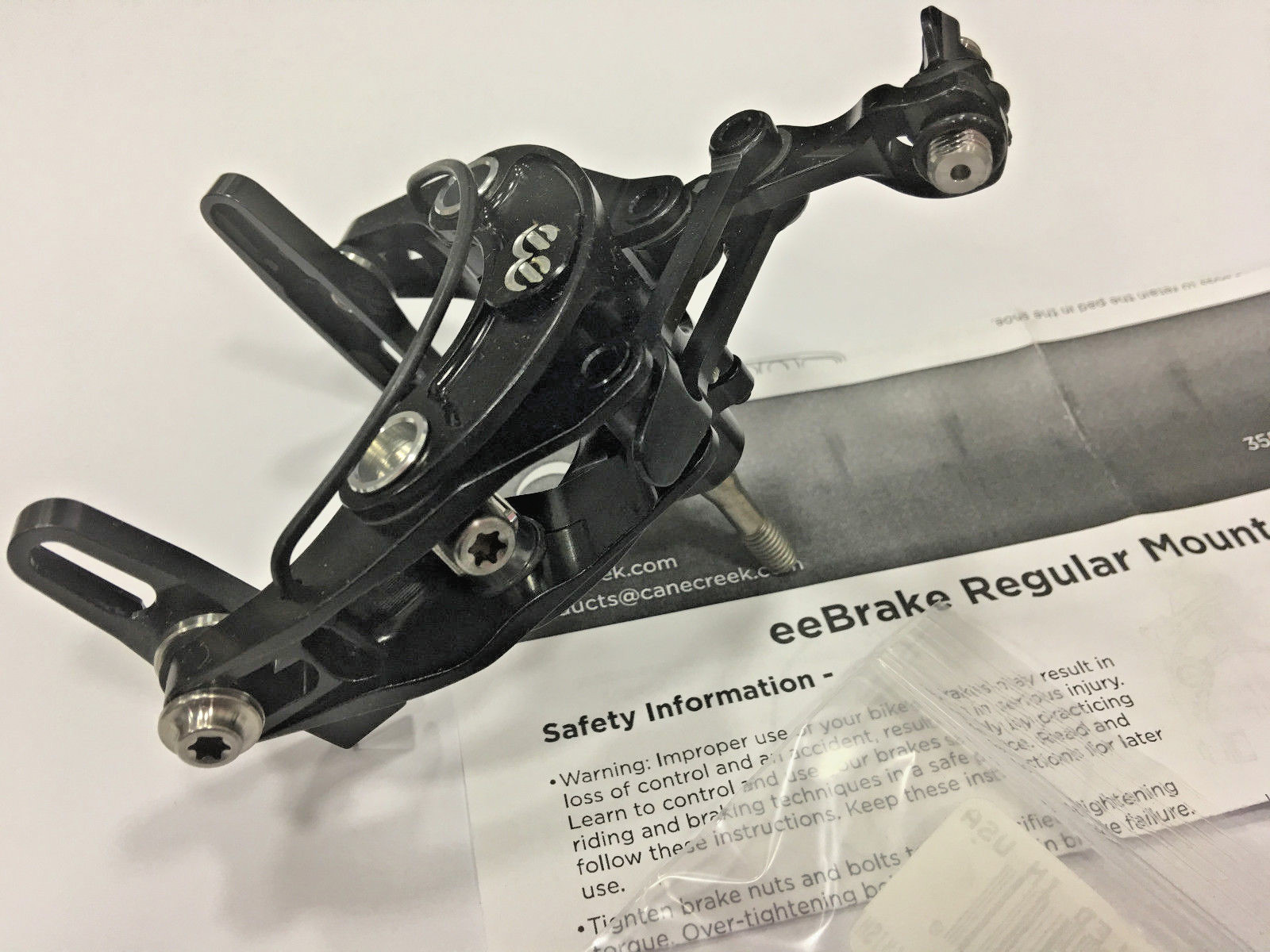 Cane Creek eeBrake G4 Single Front Regular Mount (Black) #BEE0178